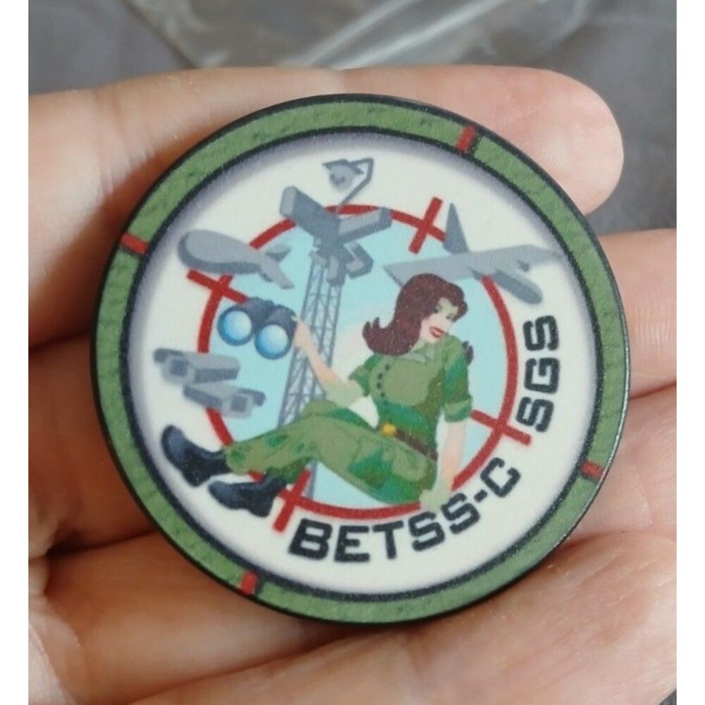 Operation Enduring Freedom BETSS-C SGS Military Challenge Poker Chip OEF